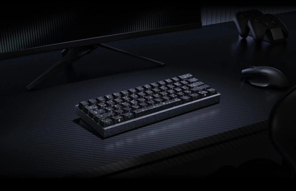 Keychron Carbon 60 HE 8K Debuts with a Full Forged-Carbon Build